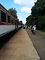 Železničná zastávka Partizánske v júli 2018
