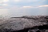 World heritage-listed petroglyphs on the shore of Lake Onega