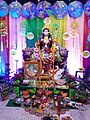 চিত্তরঞ্জন কলেজে সরস্বতী প্রতিমা ১ Saraswati Idol in Chittaranjan College 1
