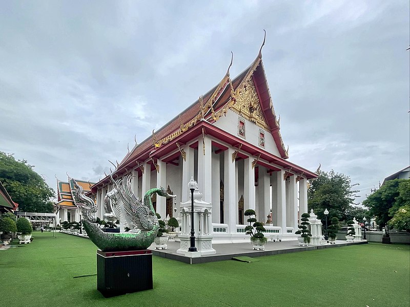 File:วัดหงส์รัตนารามราชวรวิหาร - Wat Hong Rattanaram, Bangkok (Sep 2021) IMG 01.jpg