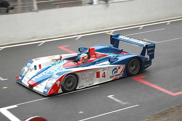 The Audi R8 Oreca #4 at Spa in 2005