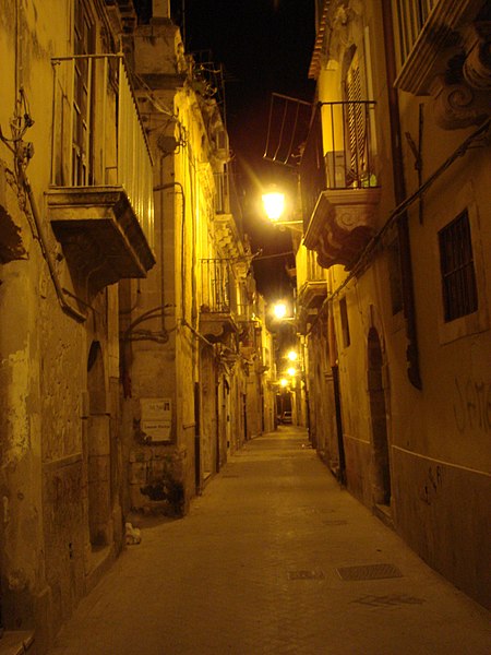 File:0954 - Siracusa di notte (Ortigia) - Foto Giovanni Dall'Orto, 22-May-2008.jpg