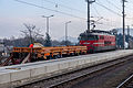 An SŽ 342 with an ÖBB wagon.