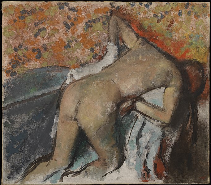 File:1890, Degas, After the Bath, Woman Drying Herself.jpg
