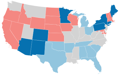 1954 Ergebnisse der US-Gouverneurswahlen map.svg