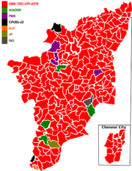 1996: DMK wins in a landslide and Karunanidhi is elected CM for the fourth time.