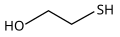 2-mercaptoethanol Line-Structure.svg