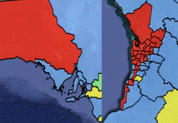 Results by electorate