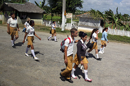 Cuban children in the Pinar del Río Province (2012)
