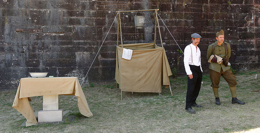 Un bivouac français de la campagne de 1940.