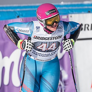 Maria Therese Tviberg Norwegian alpine ski racer (born 1994)