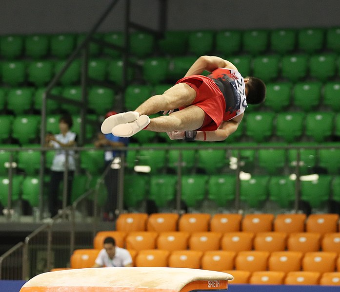 File:2019-06-27 1st FIG Artistic Gymnastics JWCH Men's All-around competition Subdivision 3 Vault (Martin Rulsch) 101.jpg