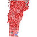 2020 Vermont gubernur hasil pemilihan peta oleh kotamadya.svg