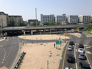 <span class="mw-page-title-main">Tonnele Circle</span> Traffic circle in New Jersey
