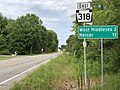 File:2022-06-05 16 25 10 View east along Pennsylvania State Route 318 at Pennsylvania State Route 718 (Seig Hill Road) in Shenango Township, Mercer County, Pennsylvania.jpg