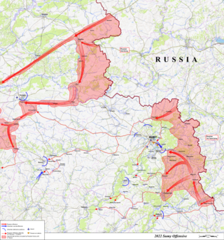 <span class="mw-page-title-main">Battle of Lebedyn</span> Battle in the 2022 invasion of Ukraine