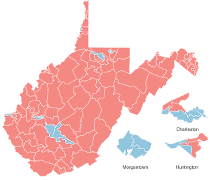 2022 West Virginia House Election Results no percentages.svg