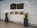 Plaques at Airport Krakow-Balice