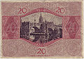 20 Mark, banknote, Frankfurt/Main, 1918, reverse