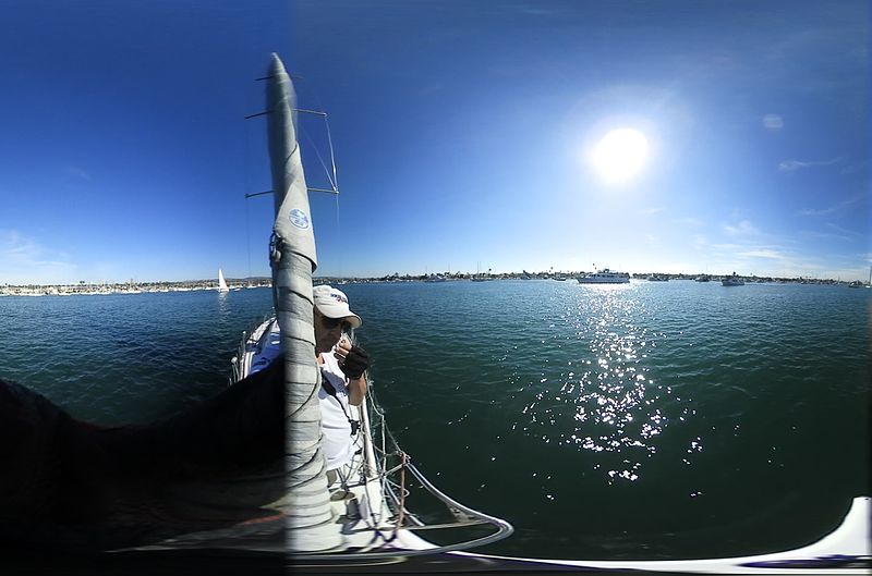 File:360 degree shot from the boat in Newport Harbor by D Ramey Logan.jpg