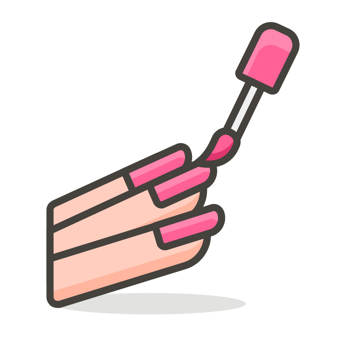 Care nail polish icon outline style Royalty Free Vector