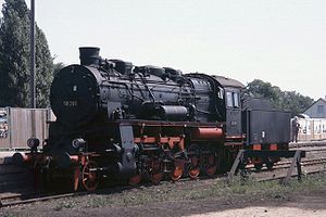 DR 58 261 en Potsdamo (1993)