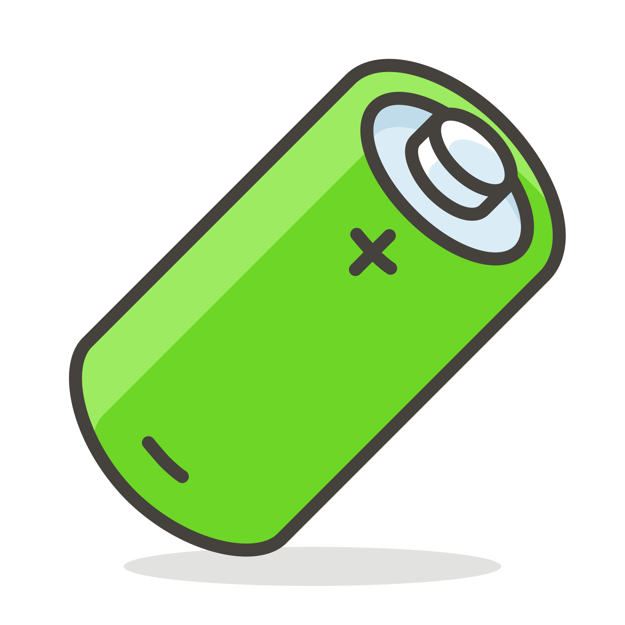 green battery clipart