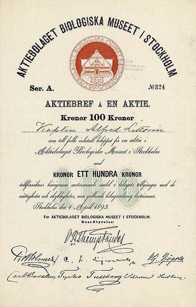 File:AB Biologiska Museet 100 skr 1893.jpg