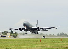 A KC-46 Pegasus took to the skies for its first flight at Paine Field in Everett (1).JPG