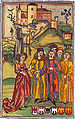 Die Grafen von Rotenfahn (Tübingen, Montfort, Werdenberg) Holzschnitt aus Thomas Lirer: Schwäbische Chronik, Ulm 1486