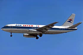 Mercure von Air Inter in Marseille im Jahr 1979.