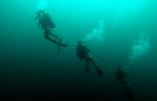 <span class="mw-page-title-main">Emergency ascent</span> An ascent to the surface by a diver in an emergency