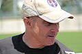 Alain Casanova à la sortie de l'entraînement du Toulouse Football Club, le 15 août 2012.