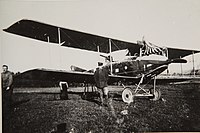 An Albatros C.III of the German Luftstreitkrafte, circa 1916. While it was designed as a "armed reconnaissance" type, the C.III was also a light bomber of World War I. Albatros C.III.jpg