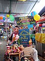 Alegoría de compadres del Mercado Ccascaparo, Cusco