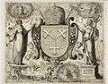 Alegoria przedstawiająca herb Brodzic z okresu 1688-1710
