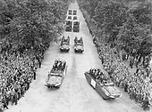 Four DUKW amphibious vehicles taking part in the Victory Parade in London on 8 June 1946 Allied Victory Parade in London, 1946 H42790.jpg