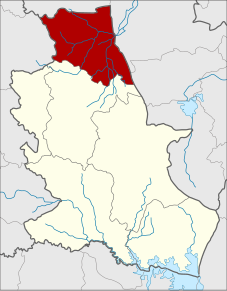 Amplasarea districtului în provincia Nongbua Lamphu