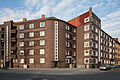 Wohnhäuser an der Petersstraße / Am Hopfengarten in Hainholz (Lage52.3946329.720578)