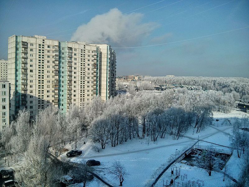 File:Apartment buildings in Yasenevo Moscow.jpg