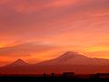 Ararat at sunset