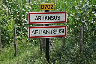 <span class="mw-page-title-main">Arhansus</span> Commune in Nouvelle-Aquitaine, France