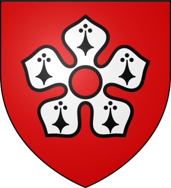 Arms of the City of Leicester: Gules, a cinquefoil ermine pierced of the field