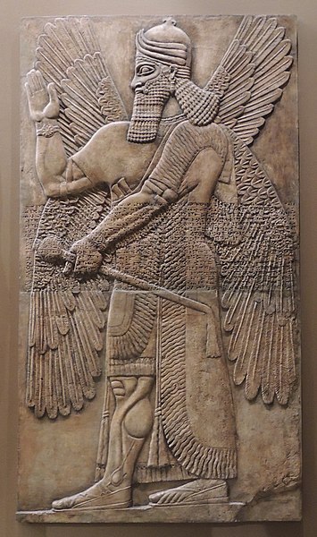 Fichier:Assirian relief 05 in Pushkin museum 01 by shakko.jpg