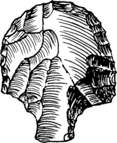 Aterian nosed end-scraper Ateriense raspador.png