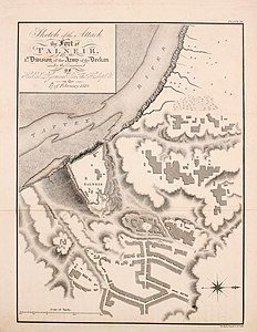 Sketch of the attack on the fort of Thalner, 27 February 1818.