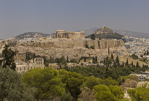 Attica 06-13 Athens 54 View from Philopappos - Acropolis Hill