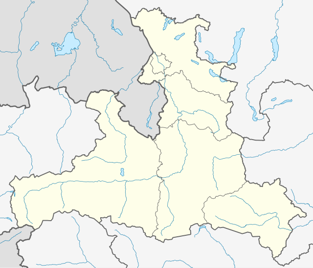 Mapa konturowa kraju związkowego Salzburga, blisko centrum po lewej na dole znajduje się punkt z opisem „Niedernsill”