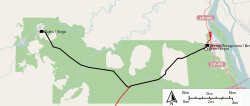 Route of the Avnjugski Forest Railway