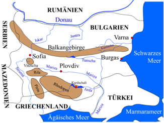 Bulgária - Folyó: Jantra